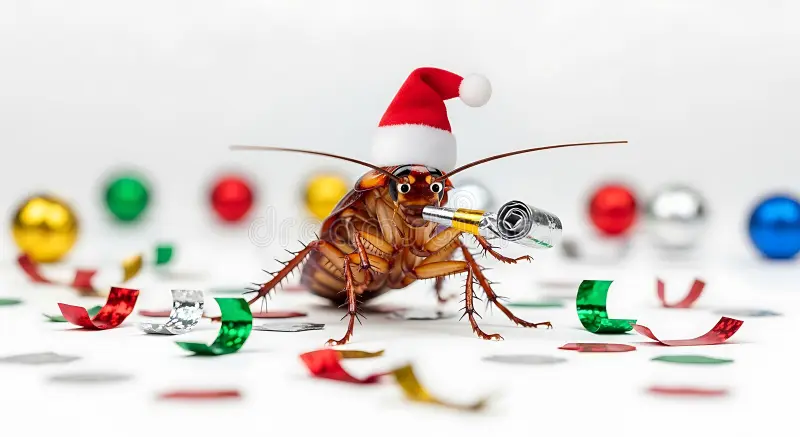 Roach infestation in an Orlando home kitchen